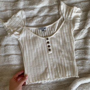 Ivory Crop Top